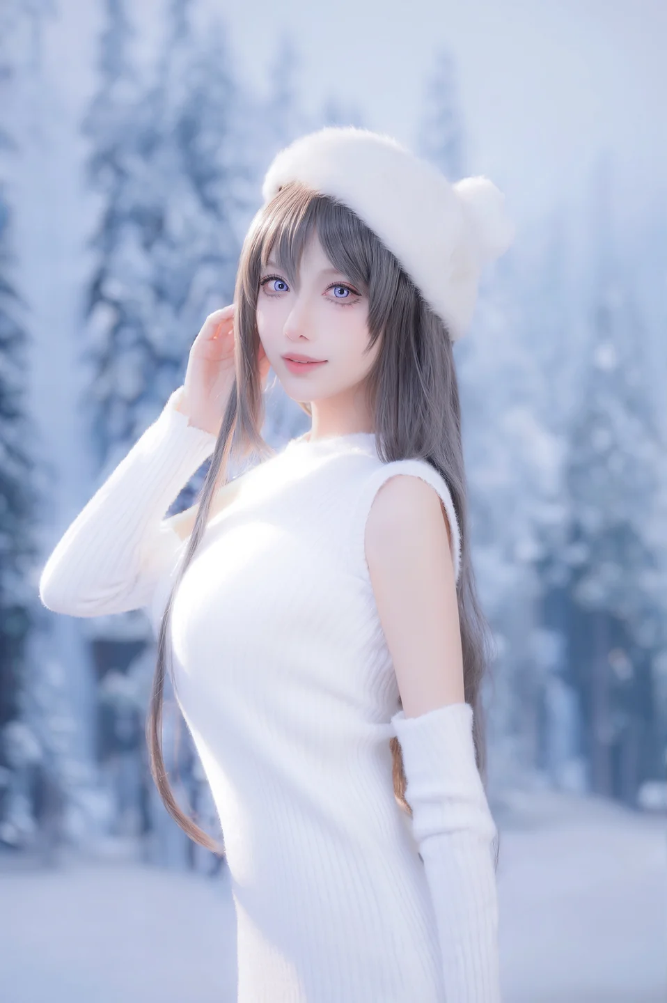 Shika小鹿鹿 - 麻衣学姐 [25P-418MB] tg@simisebaisi 【丝足阁】005.webp